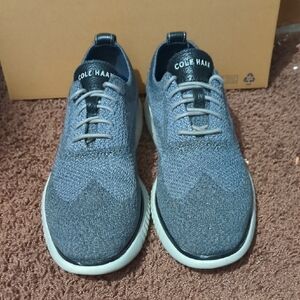 Cole Haan Men's Blue Knit Sneakers